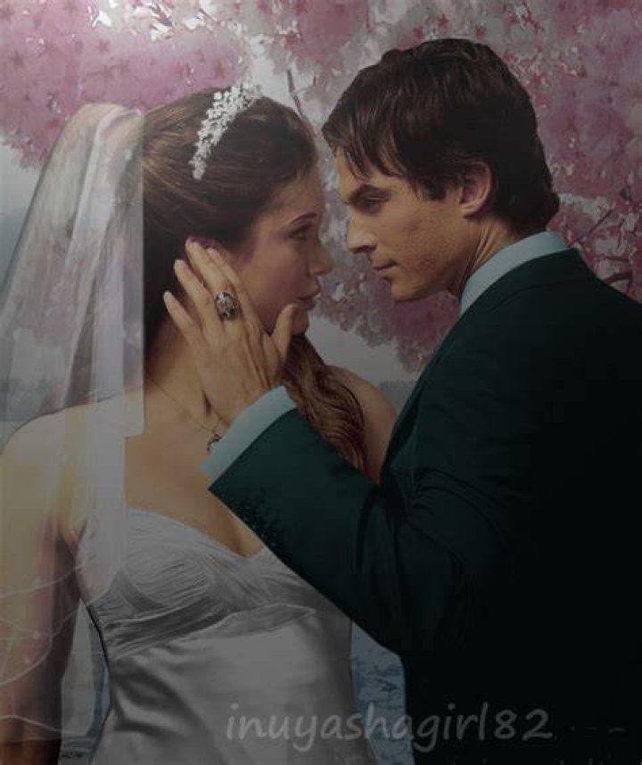 1 Damon & Elena beautiful wedding Damon & Elena Fan Art (16820515