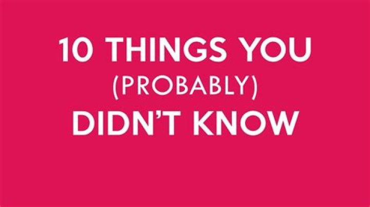 10 things you probably didn't know about the BRITs BBC Music