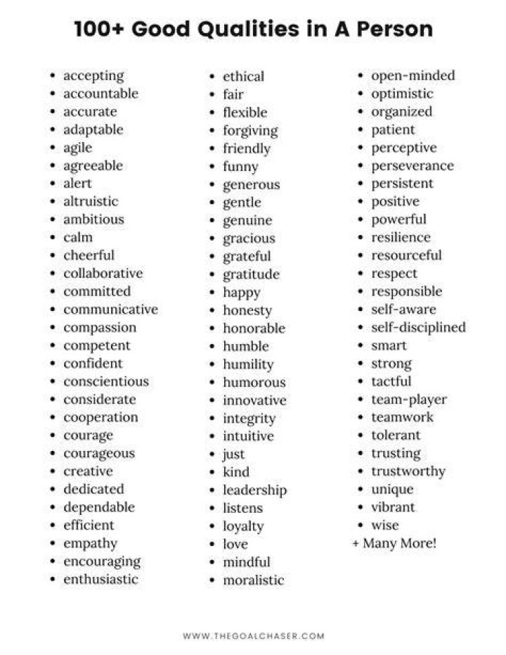 100 Qualities Of A Good Man To Look For In A Relationship Ada Jennifer
