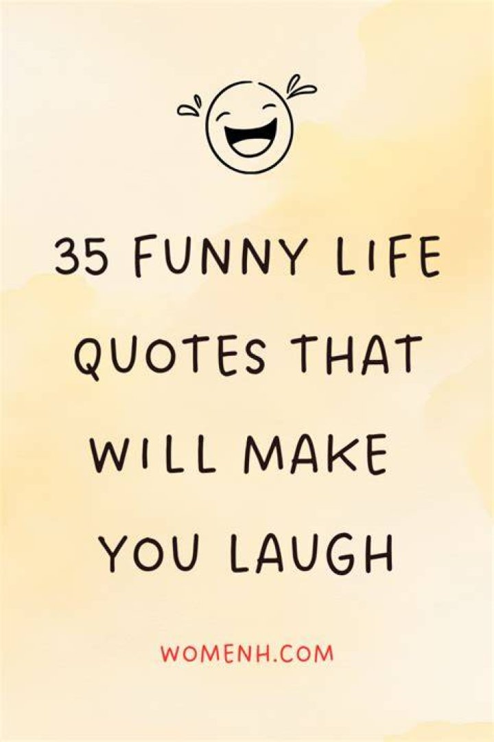 15 funny quotes about life that'll make you smile Roy Sutton