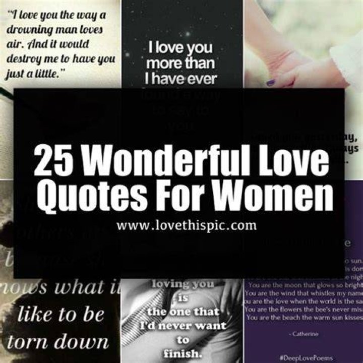 25 Wonderful Love Quotes For Women
