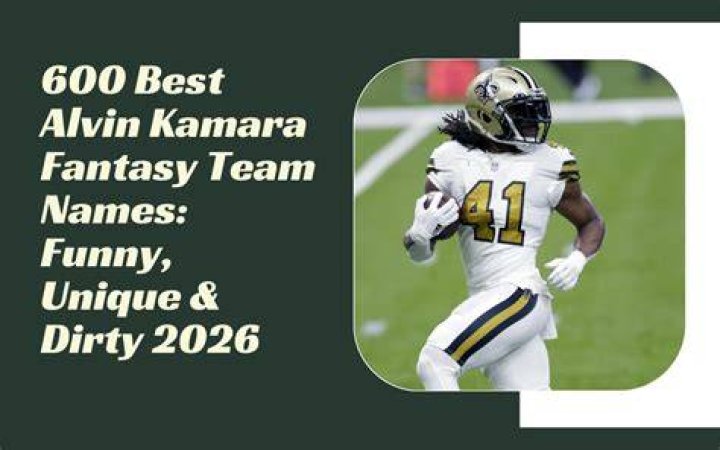 40 Best Alvin Kamarainspired fantasy football team names to try out in