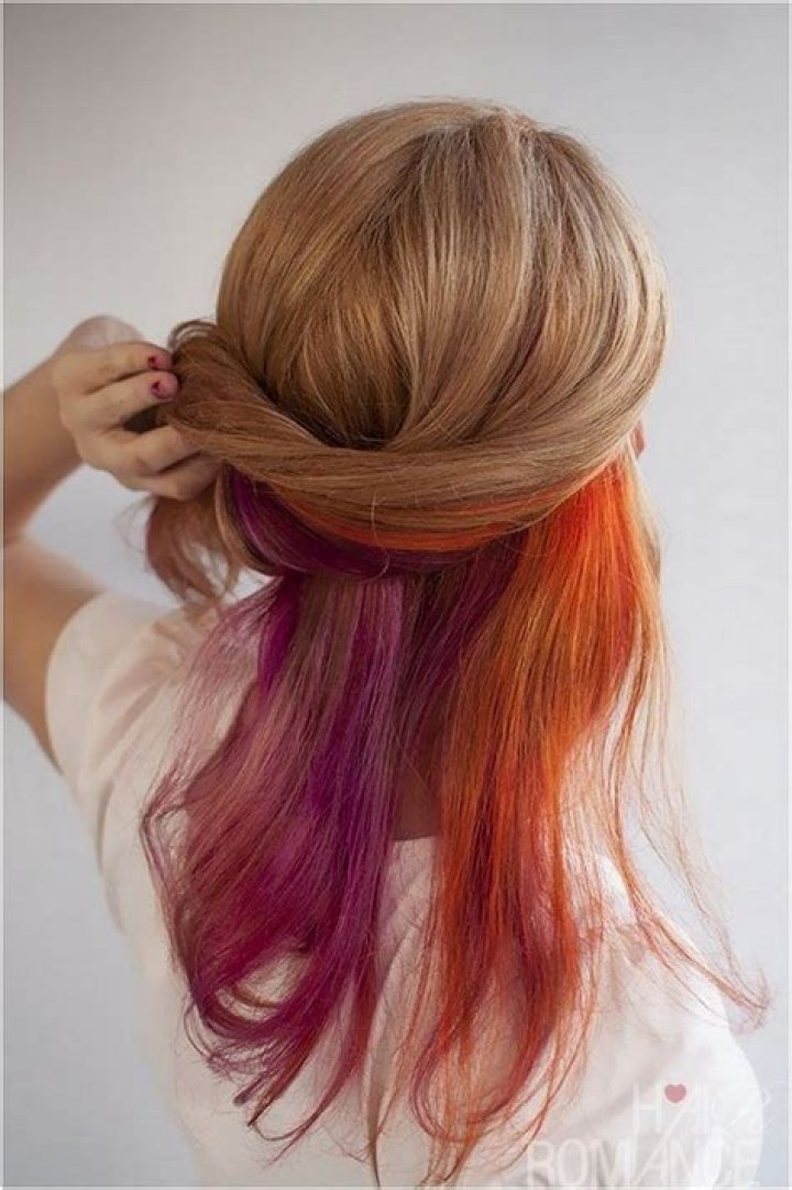 50+ Best Peek A Boo Hair Style Ideas in 2021 Hidden hair color