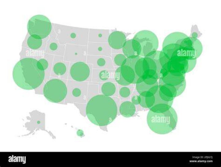 A map with green circles showing the Barn Finds locations in Forza Horizon 5