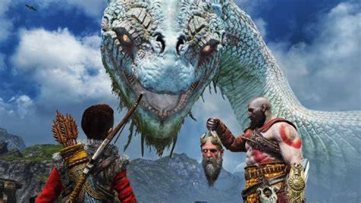 A screenshot of God of War Ragnarok, one of 2022's most anticipated video games