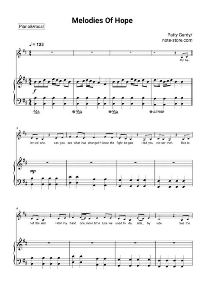 A song of Hope Melodies for Youth, Union, Healing, and Existence