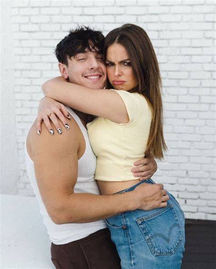 Addison Rae hugs Bryce Hall