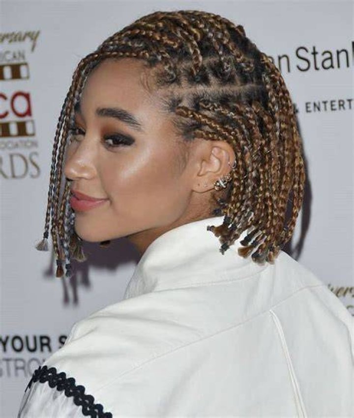 Amandla Stenberg Box braids hairstyles for black women, Hair