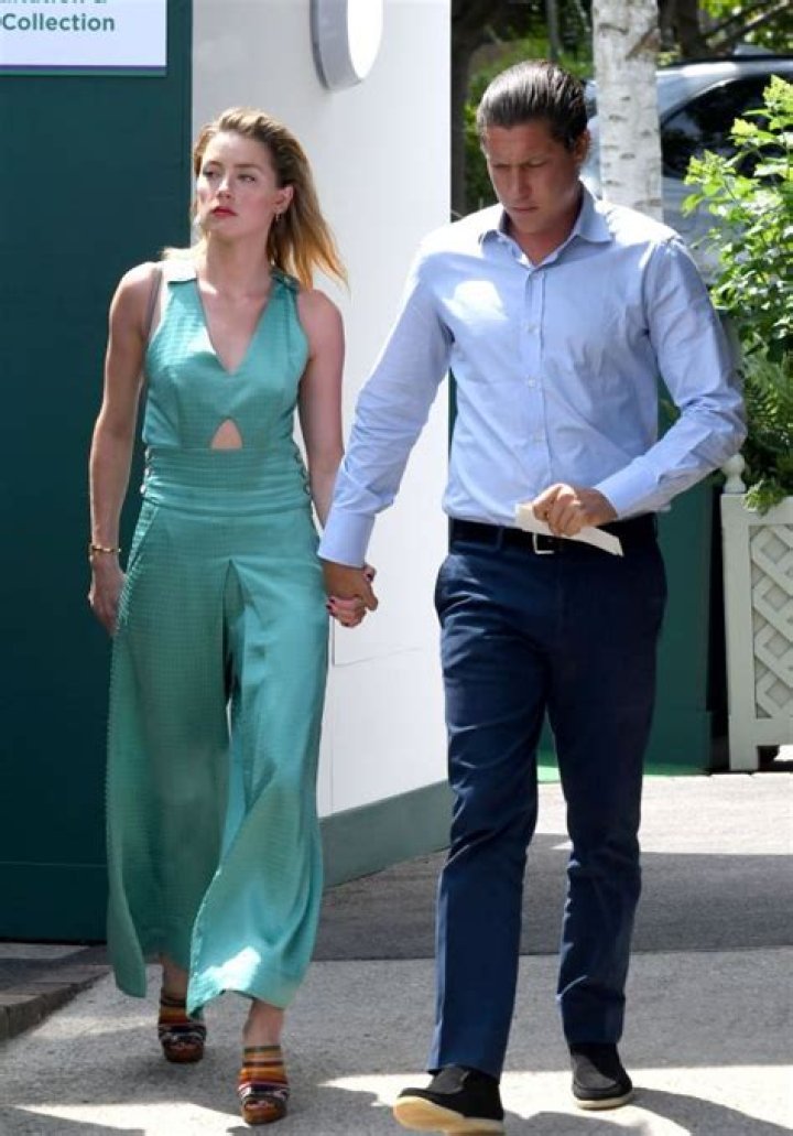 Amber Heard at Wimbledon in London With New Boyfriend • CelebMafia