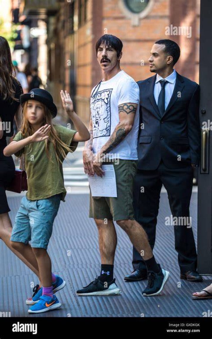 Anthony Kiedis goes apartment shopping with his son Everly Bear Kiedis