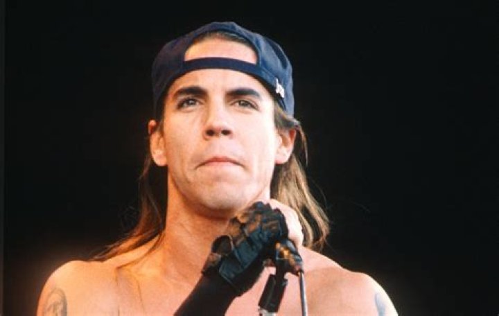 Anthony Kiedis (Red Hot Chili Peppers) and Madonna at the 1995 MTV