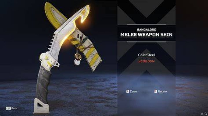 Apex Legends Bangalore Knife Heirloom Final