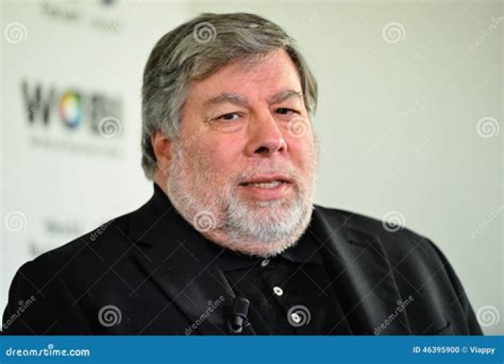 Apple Computer cofounder Steve Wozniak w. his lawyer wife Suzanne