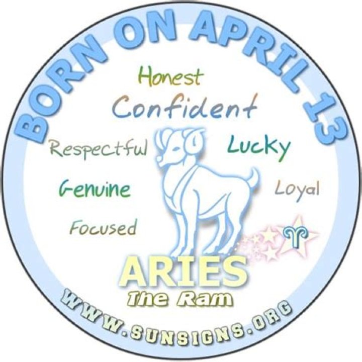 April 13 Birthday horoscope zodiac sign for April 13th