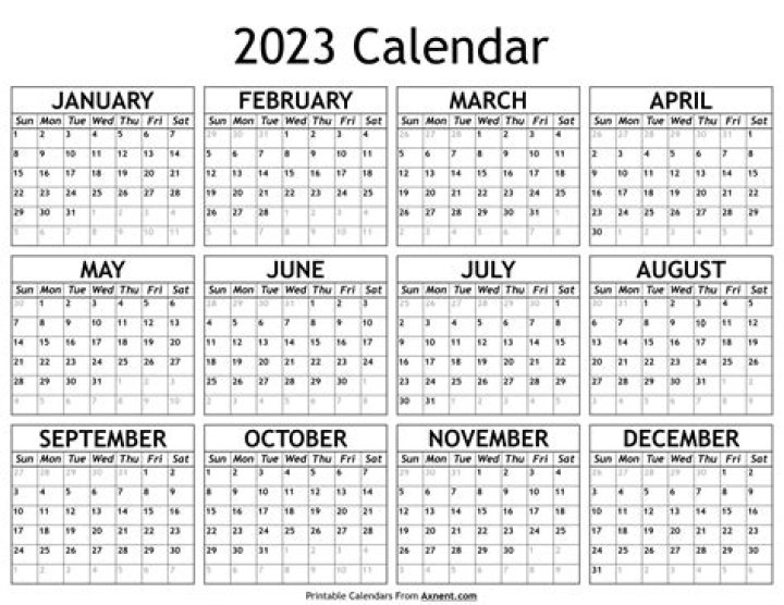 Asher House Calendar 2023 Printable Calendar