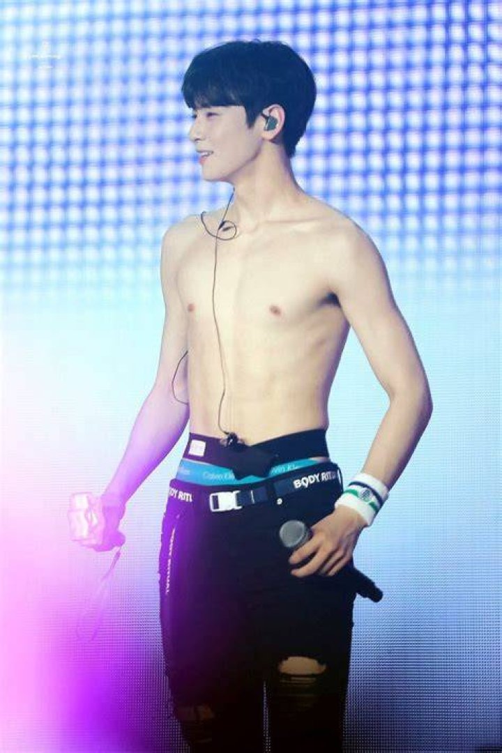 ASTRO Cha Eunwoo Revealed His Abs To Lucky Fans Koreaboo