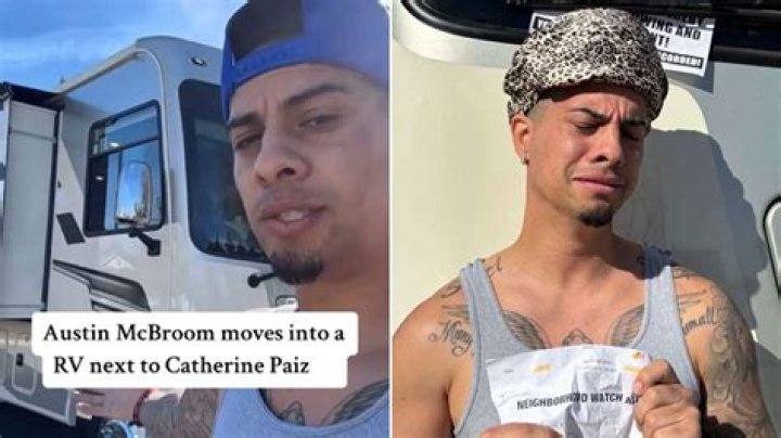 Austin McBroom on neighborhood watch alert after parking RV behind ex