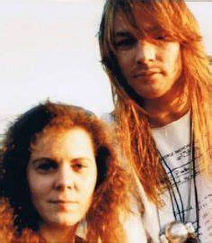 Axl and his sister Amy Guns N' Roses Hard rock, Bandas de hard rock