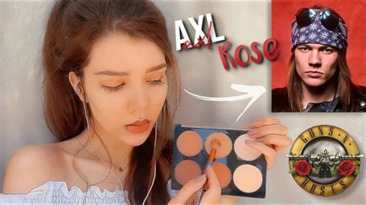 Axl Rose Makeup Transformation 🔫🌹 YouTube