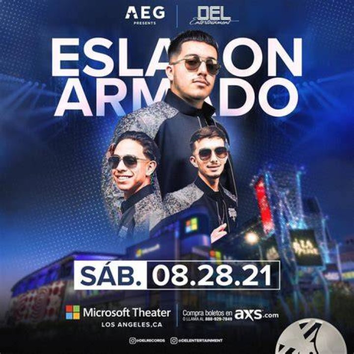 Bandsintown ESLABON ARMADO Tickets Microsoft Theater, Aug 28, 2021