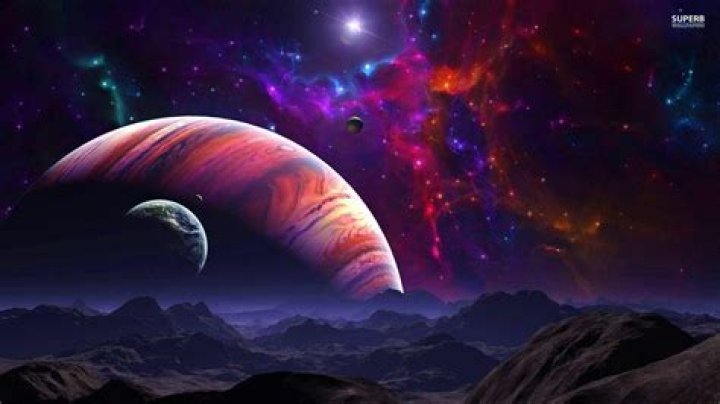 Beautiful space Wallpaper Spoonflower