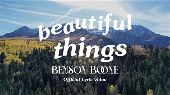Beautiful Things (Official Music Video) Benson Boone