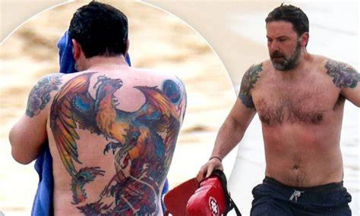 Ben Affleck Tattoo Ben Affleck Defends Massive Back Tattoo Had Said