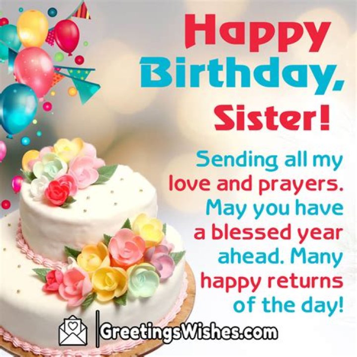 Birthday Wishes for Sister Pictures, Images, Graphics Page 2