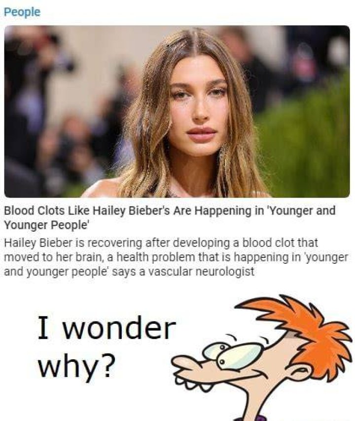 Blood Clots Like Hailey Bieber's Happening in 'Younger People'