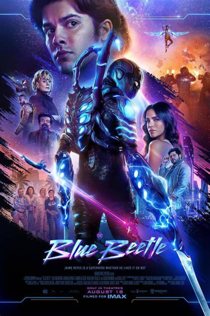 Blue Beetle Poster Bruna Marquezine Xolo Mariduena by on