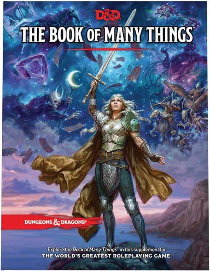 Book of Many Things pulling a card