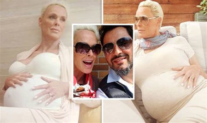 Brigitte Nielsen Pregnant Stallone S Ex Unveils Huge vrogue.co