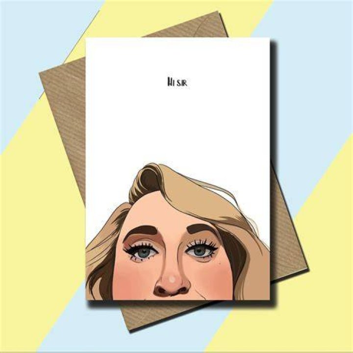 Brittany Broski Card Hi Sir kombucha Girl Meme Card Fun Card All