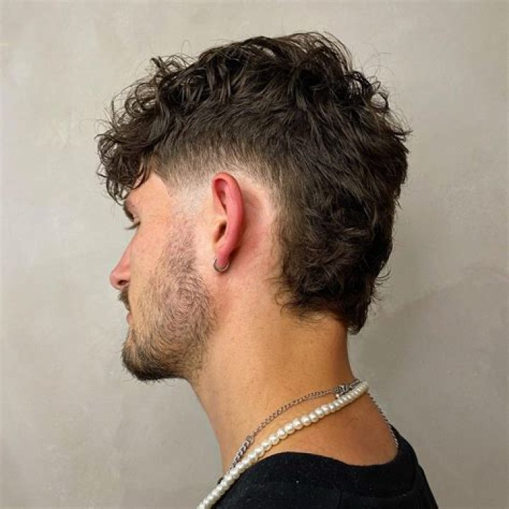 Burst Fade Mullet Short Hair Floor and Decor