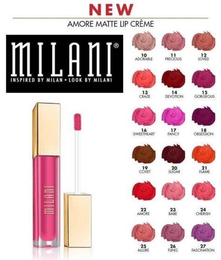 Buy Milani Amore Matte Lip Crème Nelly Exclusive Fabulous