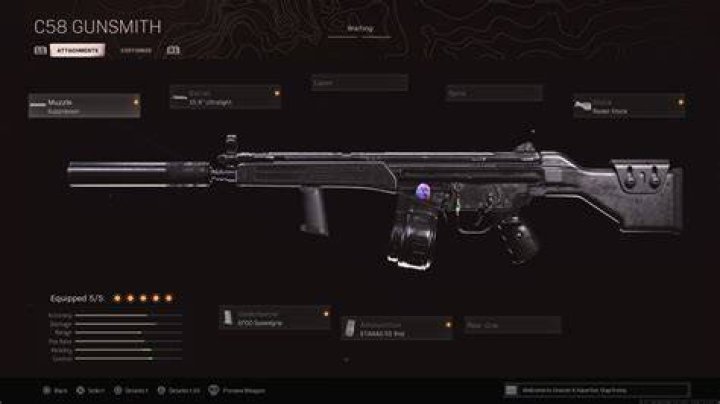 C58 Warzone loadout
