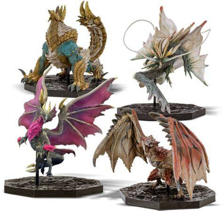 CAPCOM FIGURE BUILDER CUBE MONSTER HUNTER Black Eclipse Wyvern Gore Magala