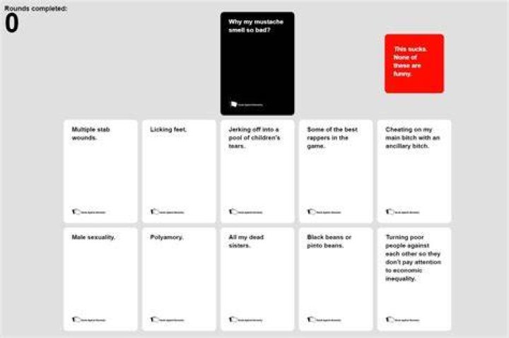 Cards Against Humanity Online With Friends