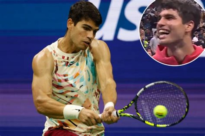 Carlos Alcaraz belts out song after firstround US Open win