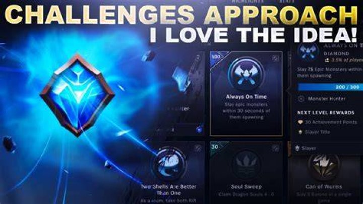 Challenges collection in League of Legends