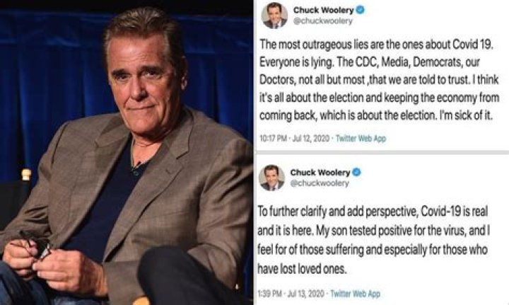 Chuck Woolery deletes social media accounts after his son tested