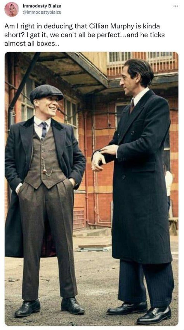 Cillian Murphy Height How Tall is He? Chronicles News