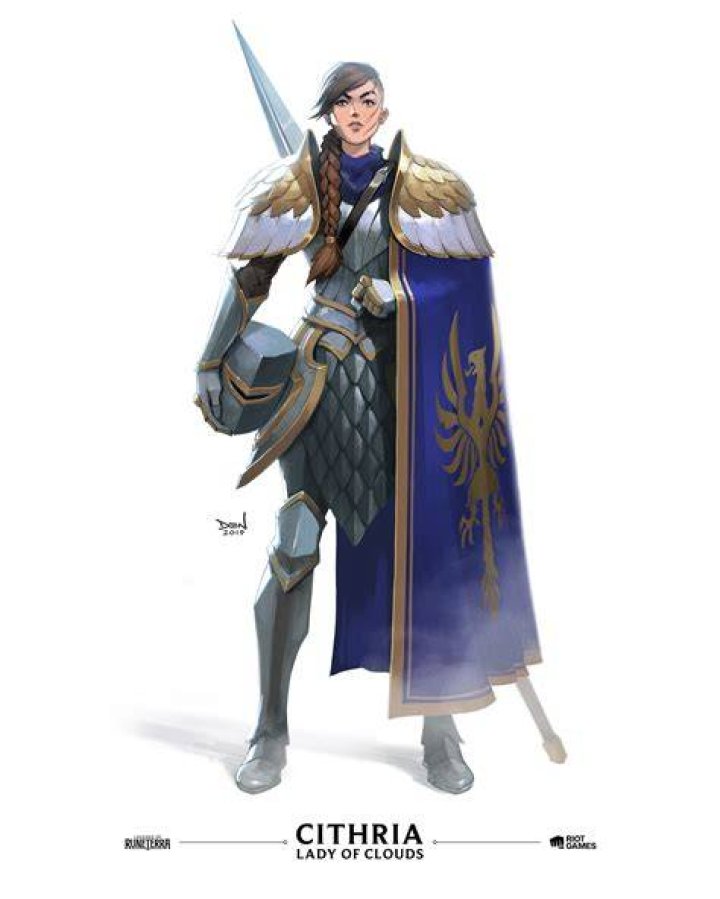 Cithria the Bold art for Legends of Runeterra