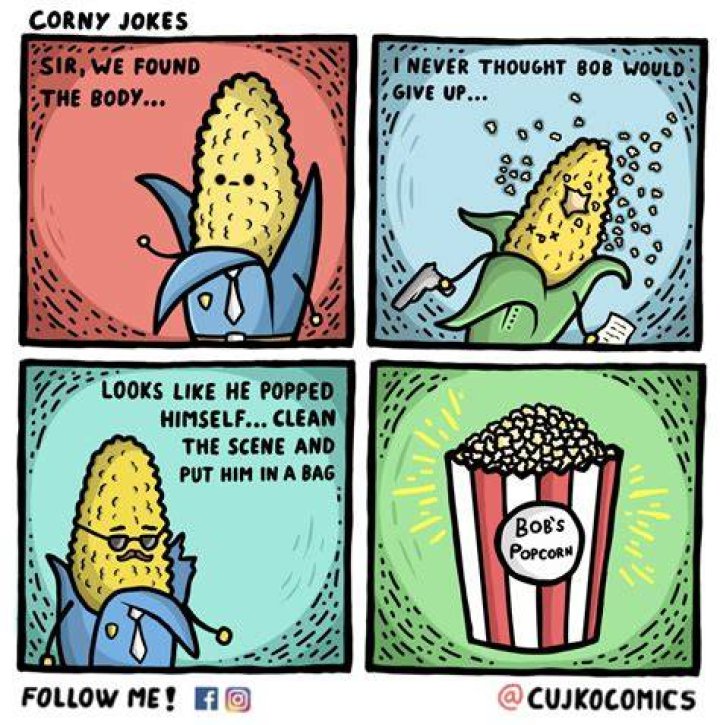 Conry Jokes... [OC] comics Bag Bob, Dark Comics, Corny Jokes, Funny
