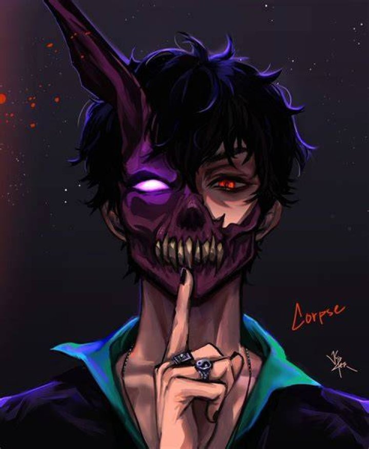 Corpse Husband avatar holding an umbrella