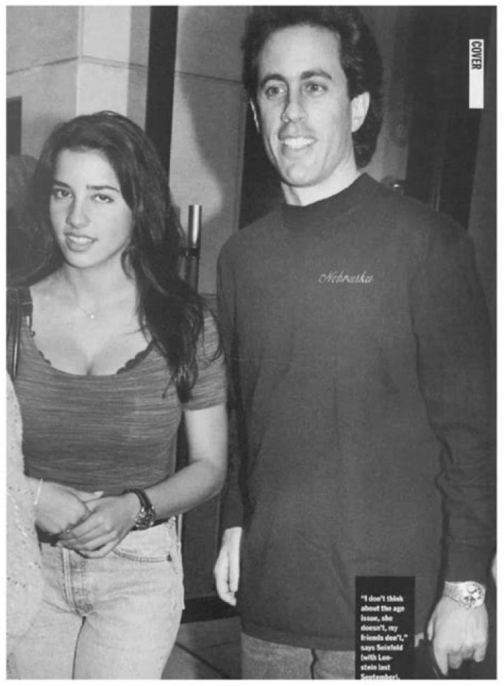 Creepy 39 year old Jerry Seinfeld with his 17 year old girlfriend