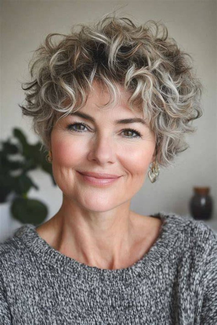 Curly Short Hairstyles for Older Women Over 50 Best Short Haircuts