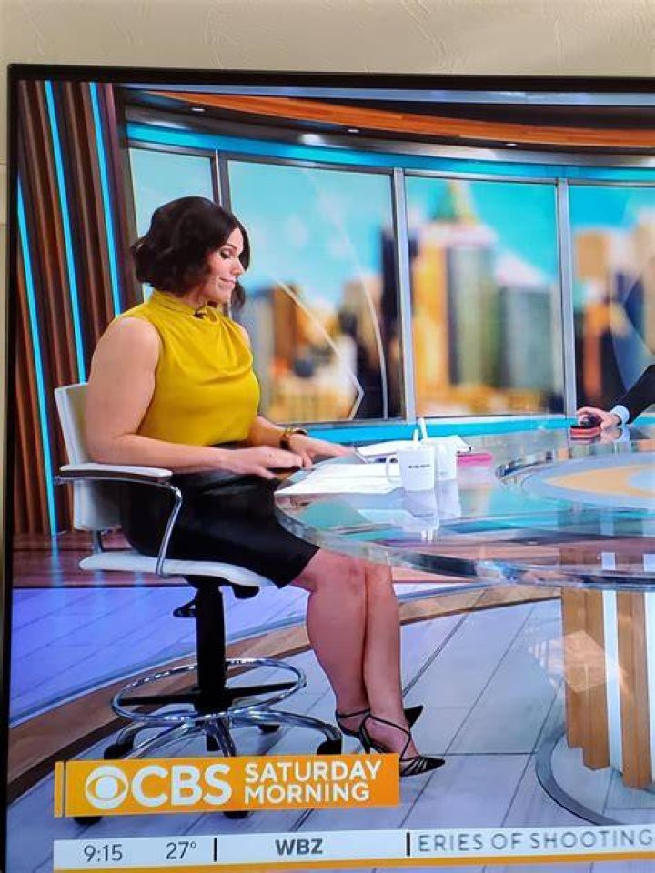 Dana Jacobson cbs very sexy legs and curves r/CurvyNewsWomen