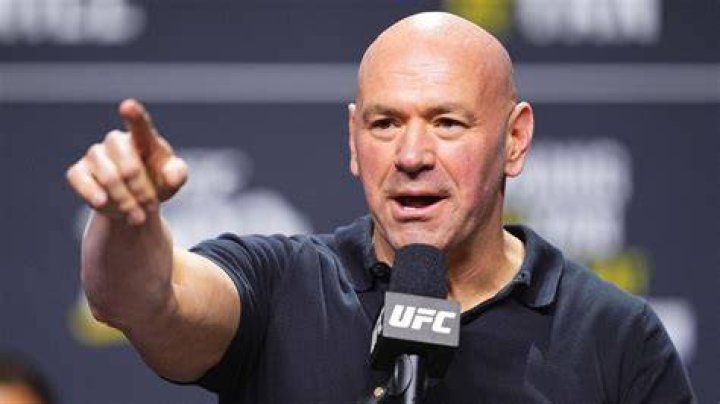 Dana White talking into mic on Nelk Boys couch