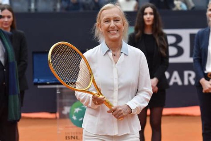 Der Coach von Martina Navratilova (USA) und ihre Freundin Judy Nelson